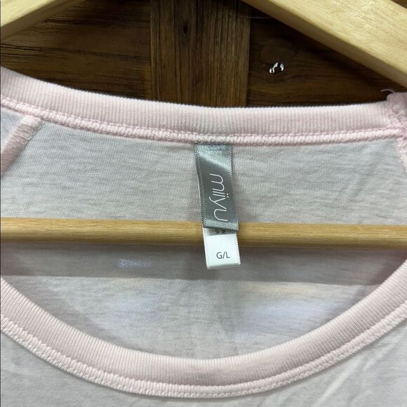 Vintage Soft Pink Nightshirt with Purple Accents - Picture 3 of 4